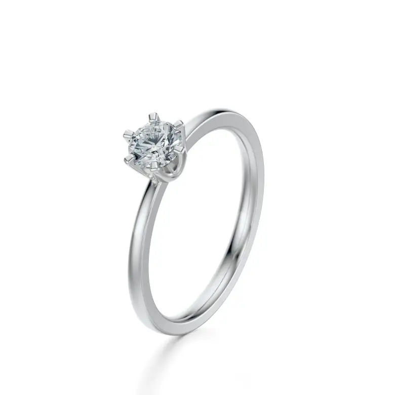 Pierścionek diament